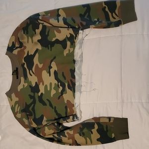 Forever 21 Camo Crop Top